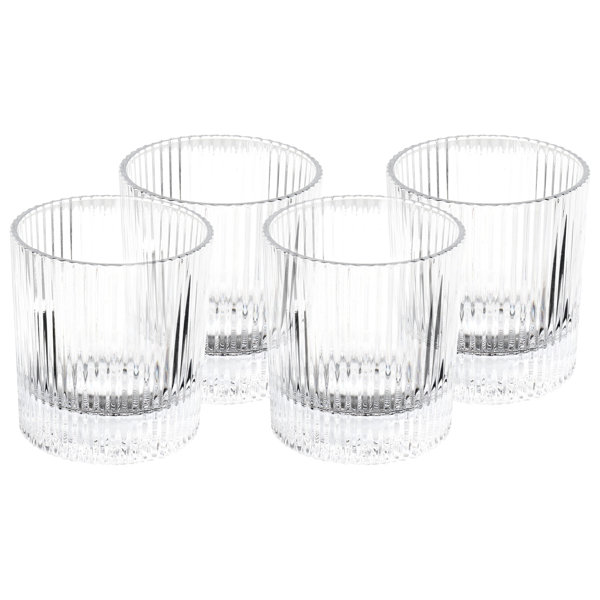 Gibson Home Acropolis 5 Piece Decanter and Double Old Fashioned Glasses